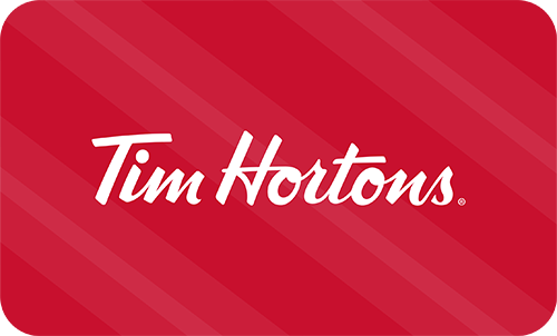 $50 TIM HORTONS Gift Card